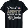 Proud Army National Guard Grandma Military Pride Tee Shirt