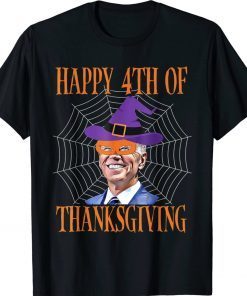 Biden Halloween Pumpkin Mask Funny T-Shirt