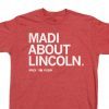 Nebraska Volleyball Madi About Lincoln Tee Shirt