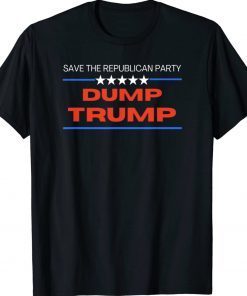 Anti Trump Save the Republican Party Dump Trump Tee Shirt