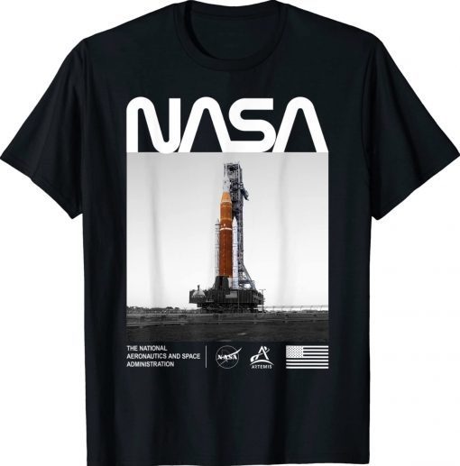 NASA Artemis SLS Space Launch System Worm Insignia Tee Shirt