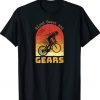 Blood Sweat and Gears Tough Cycling Love Bicycle Riding Retro T-Shirt