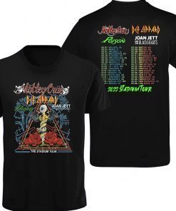 The Stadium Tour 2022 Defs Leppards Motley Crues Poisons Joan Jetts Tee Shirt