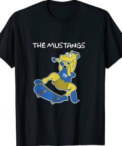 EMK THE MUSTANGS SKATEBOARD Tee Shirt