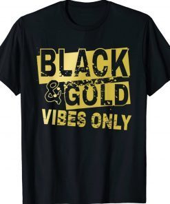 Black and golds cool vintage tshirt
