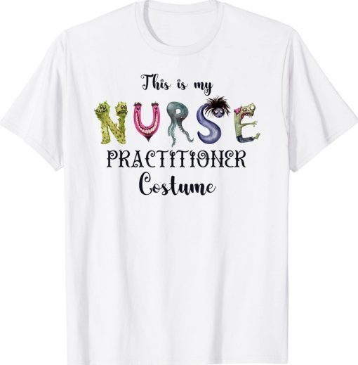 Nurse Practitioner Halloween Vintage TShirt