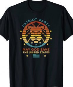 Trump 2024 Election Patriot Party God Save United States Tee Shirt