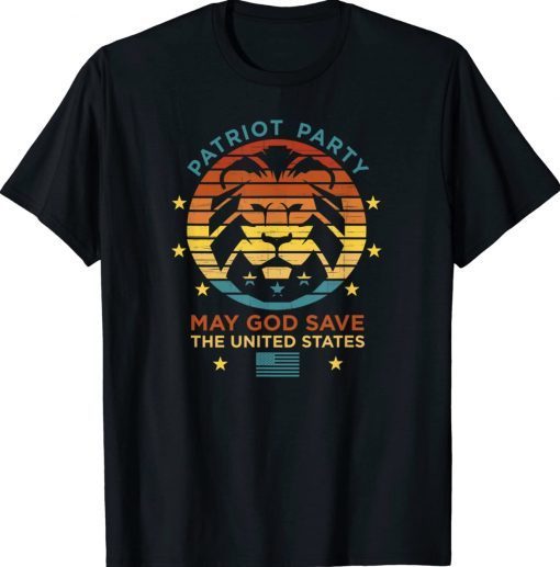 Trump 2024 Election Patriot Party God Save United States Tee Shirt