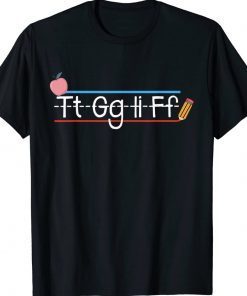 TGIF Alphabet Friday Teacher Gift Thank God It's Friday Tee Shirt