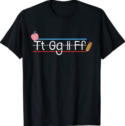 TGIF Alphabet Friday Teacher Gift Thank God It's Friday Tee Shirt