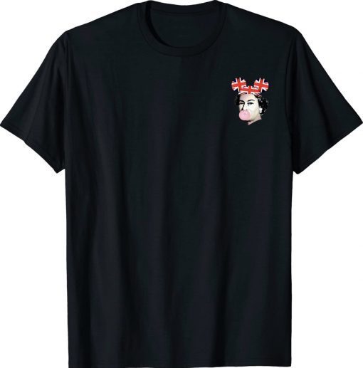 Elizabeth II Bubblegum Mouse Ears Union Jack HRH Queen Tee Shirt