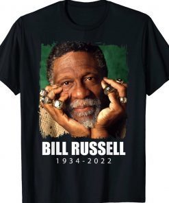 Retro Bill Russell 1934 - 2022 Tee Shirt