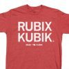 Nebraska Volleyball Rubix Kubik Tee Shirt