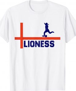 Support The Women Football Soccer Lionesses 2022 Merchandise Tee Shirt