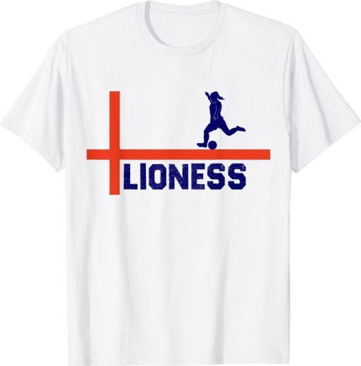 Support The Women Football Soccer Lionesses 2022 Merchandise Tee Shirt