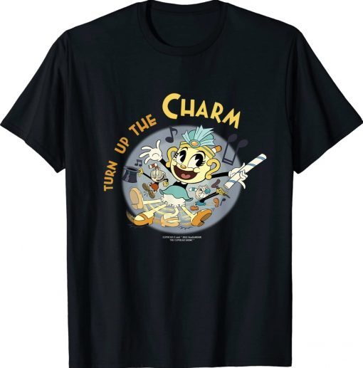 Cuphead Show Ms Chalice Turn up the Charm Tee Shirt