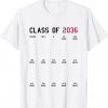 Class of 2036 Graduation First Day of School Grow With Me Tee Shirt
