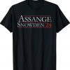 Assange Snowden 24 Tee Shirt