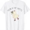 FREAK IN THE SHEETS Ghost Costume Halloween Meme T-Shirt