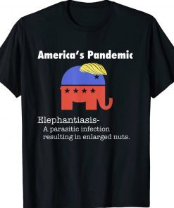 Elephantiasis America’s Disease Vintage TShirt