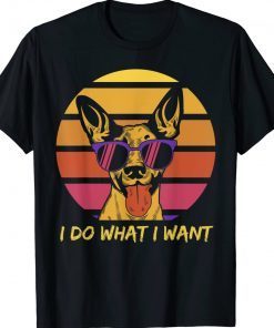 I do what I want Dog lover Girls Tee Shirt