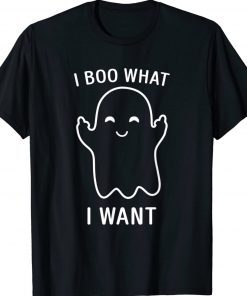 Funny I Boo What I Want Halloween Tee Shirt