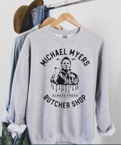 Michael Myers Butcher Horror Movie Friday the 13th Tee Shirt