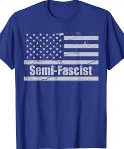 Semi-Fascist Political Flag Tee Shirt