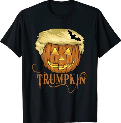 Trump Halloween Pumpkin Craving Trump supporter Trumpkin Tee Shirt