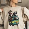Halloween Horror Movie Car Funny Horror Movie Characters Tee Shirt