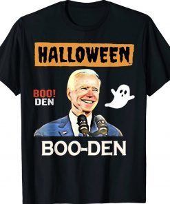 Biden Halloween Boo Den Funny Biden Anti Biden Tee Shirt