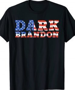 Dark Brandon Biden USA Flag Tee Shirt