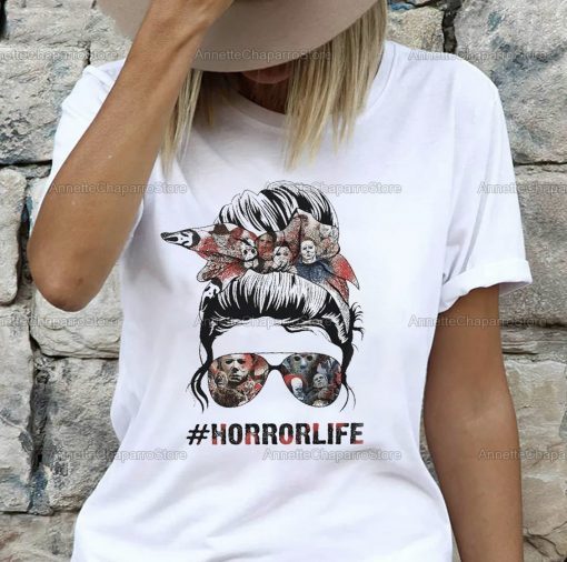 Horror Life Horror Movie Scary Halloween T-Shirt