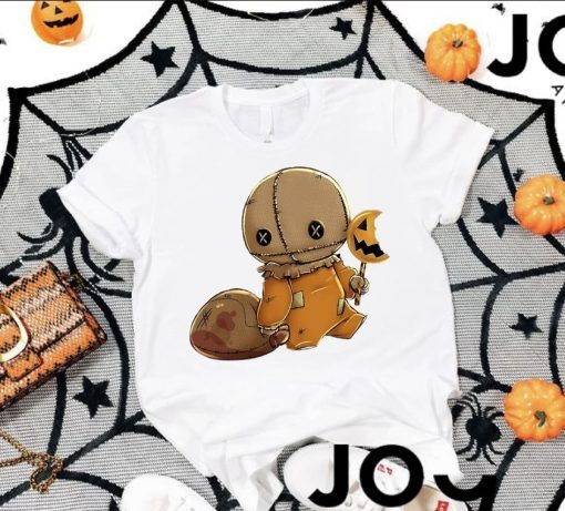 Sam Trick R Treat Scary Horror Halloween Tee Shirt