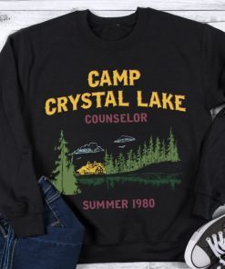 Jason Voorhees Friday the 13th Camp Crystal Lake Counselor 80s Horror Movie Tee Shirt