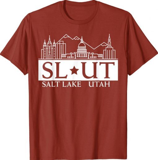 Salt Lake City Utah UT Hometown Home State Pride Tee Shirt