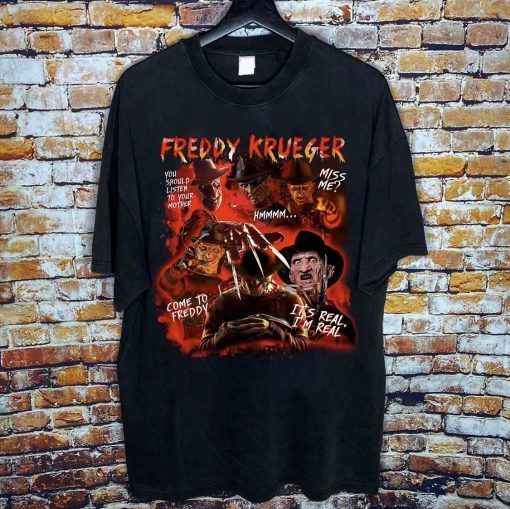 Halloween Freddy Krueger Scary Krueger Horror Movie Killers T-Shirt