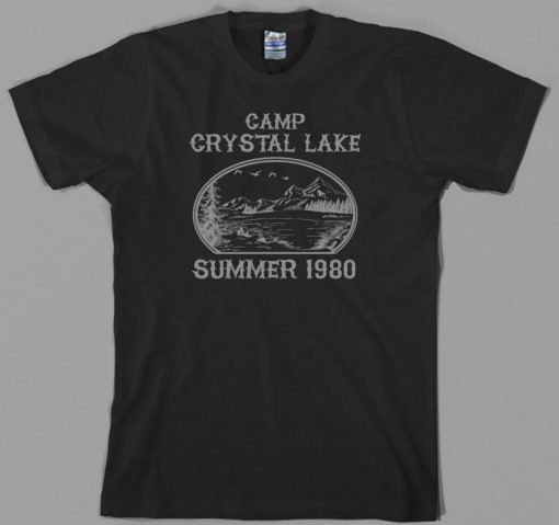 Camp Crystal Lake Friday the 13th Jason Horror Movie Voorhees Tee Shirt