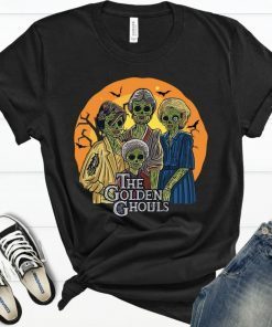 Halloween The Golden Ghouls Horror Movie Scary Movies Tee Shirt