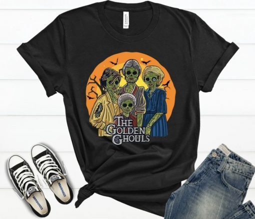 Halloween The Golden Ghouls Horror Movie Scary Movies Tee Shirt