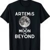 Artemis 1 SLS Rocket Launch Mission To The Moon And Beyond Tee Shirt
