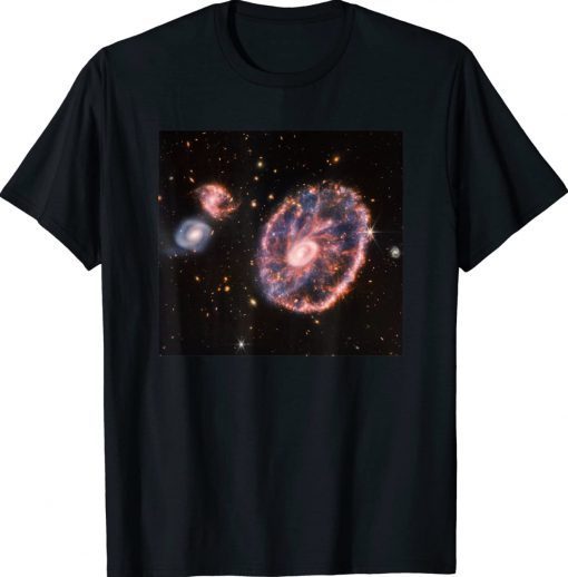 Webb Space Telescope New Image Cartwheel Galaxy JWST Tee Shirt