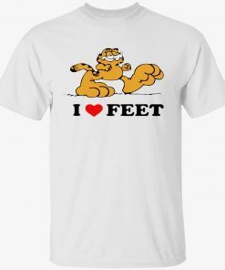 I love feet garfield tee shirt