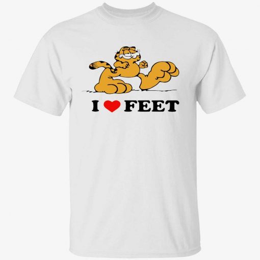 I love feet garfield tee shirt