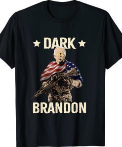 Dark Brandon Joe Biden Saving America Funny Tee Shirt