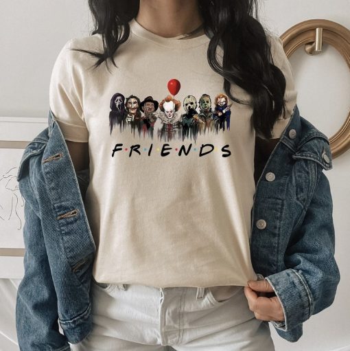 Horror Friends Horror Film Friends Themed Horror Movies Tee Shirt