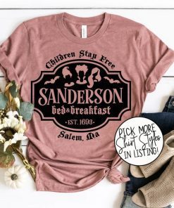 Sanderson Bed & Breakfast Halloween Movie Funny T-Shirt