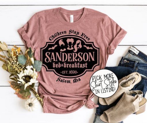 Sanderson Bed & Breakfast Halloween Movie Funny T-Shirt