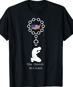 Soldier Prayer Rosary Beads United States American Flag Gift Tee Shirt