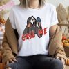 Scream Call Me Halloween Ghost Face Tee Shirt